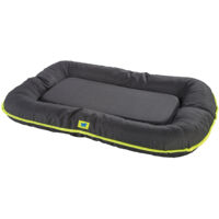 Ferplast OSCAR Materassino in tessuto tecnico. In vari colori e misure.. Variante 120 - Misure: 120 x 80 x h 13.5 cm - Nero