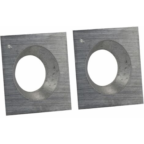 Quadratische Wendeplatte 14 x 14 x 2 mm 30° 2 Stück Wendemesser für  Hartholz und