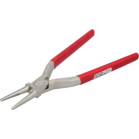 Pince Ronde Encastrée PVC Nirolook Stubai – 240 Mm – Outil Précis Pour Travail Du Métal Et Soudage