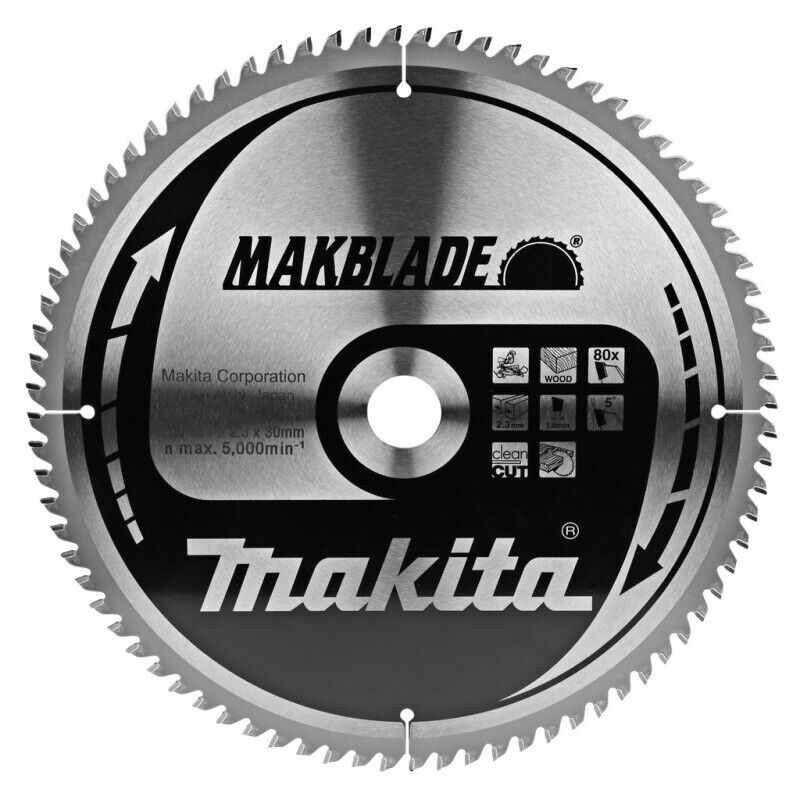 Makita Sägeblatt Für Aluminium – 235 Mm Durchmesser, 80 Zähne, Ideal Für Präzise Schnitte