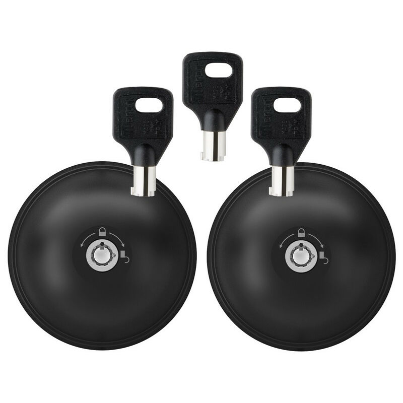 Meroni Cerradura Ufo3 smart duo negro 2uds 8090 kit 2