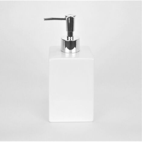 DISPENSER SAPONE IN CERAMICA 18CM COLORE ASSORTITO - Accessori