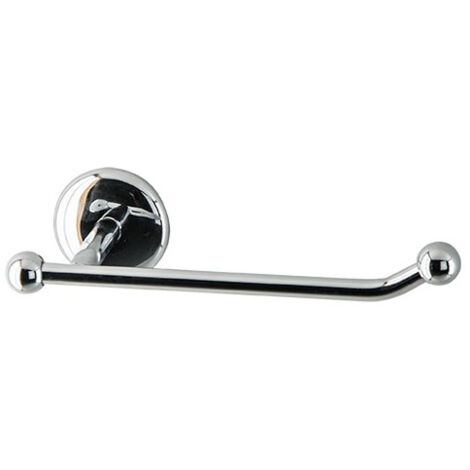 Porta carta igienica - porta rotolo da bagno linea elite in ottone cromato - accessori bagno
