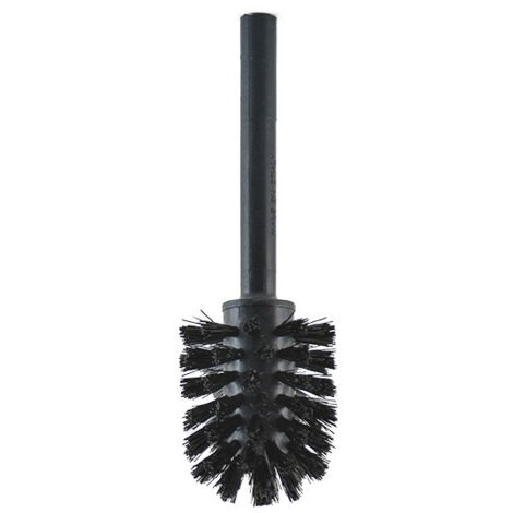 Ricambio setola scopino bagno nero - d. cm 6.5 x cm 19.5