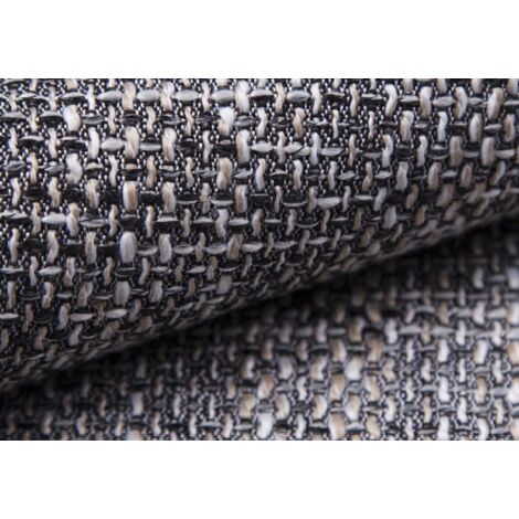 Wohnlandschaft Sofa Couch Ecksofa Eckcouch Gewebestoff hellgrau + Hocker Minsk L
