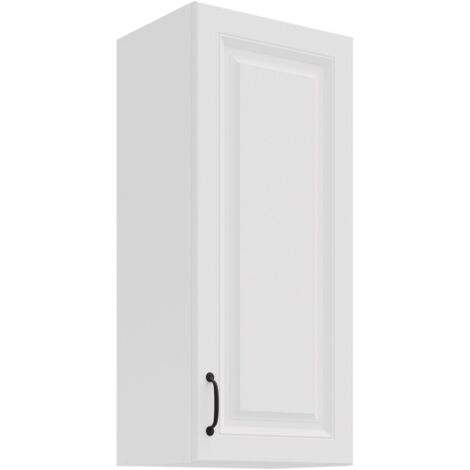 Hängeschrank 40 cm Stilo Weiß Küchenzeile Küchenblock Küche Landhaus Höhe 90 cm (1/5)