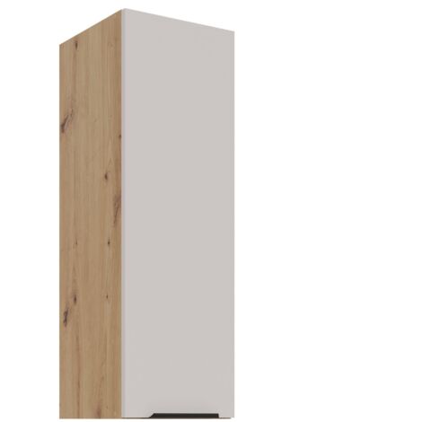 Küchen Hängeschrank 30 cm Küche SOLANO Kaschmir beige matt + Eiche Artisan matt Küchenzeile Küchenblock Küche Einbauküche (1/5)