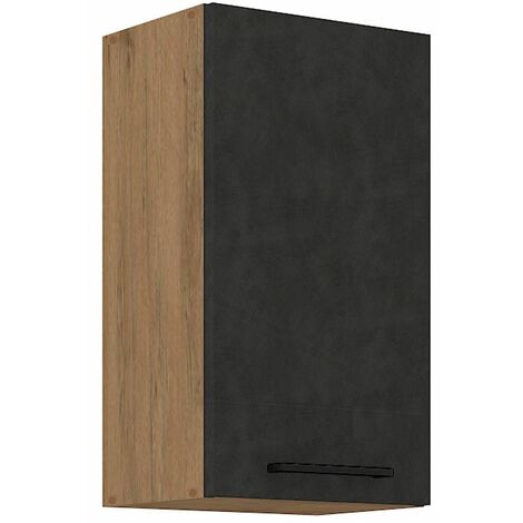 Vigo Hängeschrank 40 cm Eiche Lancelot Matera Grau Küchenzeile Küchenblock Küche (1/3)