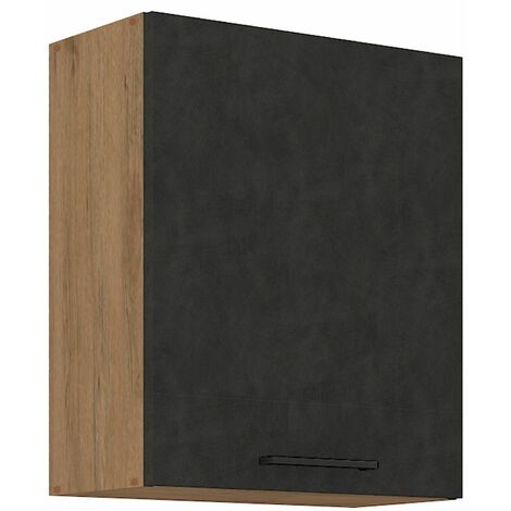 Vigo Hängeschrank 60 cm Eiche Lancelot Matera Grau Küchenzeile Küchenblock Küche (1/3)