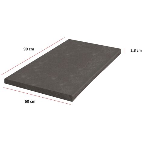 Küchen Arbeitsplatte Metallic Brown 90 cm 28 mm Bianca Grey Rose Küchenzeile