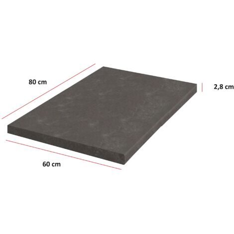 Küchen Arbeitsplatte Metallic Brown 80 cm 28 mm Bianca Grey Rose Küchenzeile