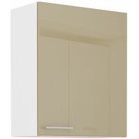 Küche Hängeschrank 60 Lara Cappuccino Hochglanz Küchenzeile Küchenblock