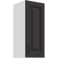 Hängeschrank 30 cm Stilo Grau Küchenzeile Küchenblock Küche Landhaus Einbauküche