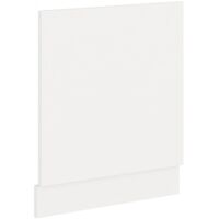 EKO White Frontblende für integrierten Geschirrspüler 60 Weiss matt Einbauküche