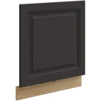 Frontblende für integrierten Geschirrspüler 60 cm Stilo Grau + Eiche Artisan