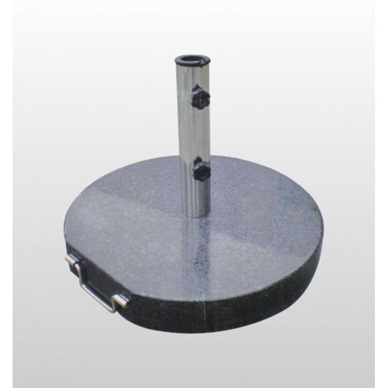 Granit Sonnenschirmständer Schwarz 30 kg