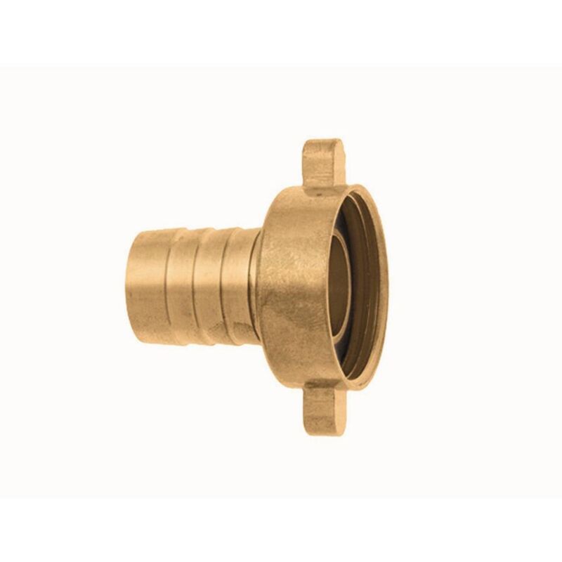 Messing-Schottverschraubung – 1/2" NPT Innengewinde X 3/4" GHT Außengewinde, Mit 2 Dichtringen