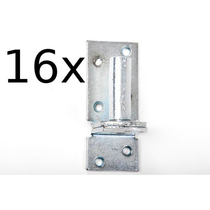 100 Stück Kloben elektrisch verzinkt D 1, 16 mm für Ladenband Plattenhaken Haken