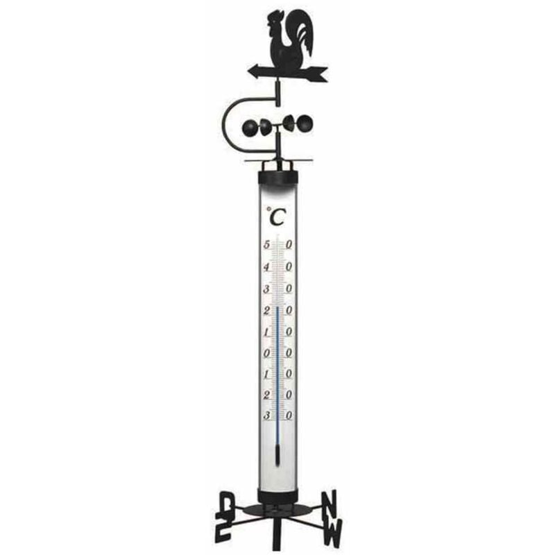 Maximex Außen-Thermometer, Ø 18 cm, Transparent, Polystyrol