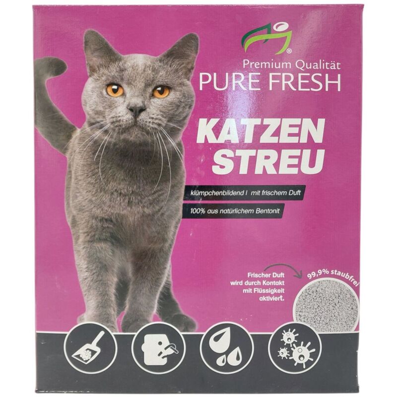 Katzenstreu 6L (5,2 kg) duftend Klumpstreu Haustierstreu Einstreu Streu  Haustier