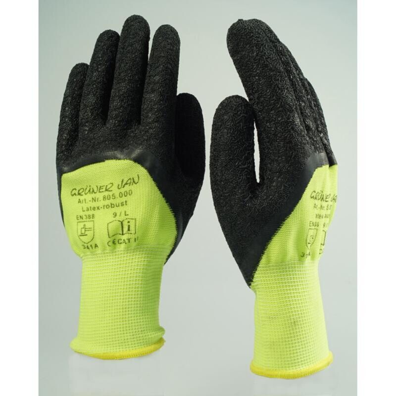 Parence Latex Gartenhandschuhe – Robust, Rutschfest & Bequem Für Alle Gartenarbeiten (Zufallsfarbe)