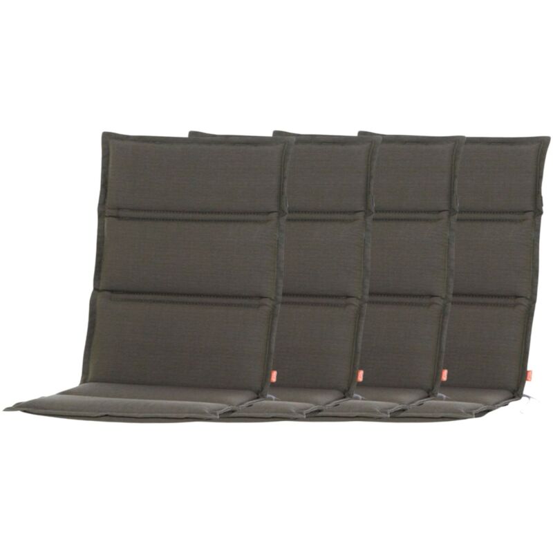 Detex stuhlauflagen boston 6er set wasserabweisend kissen sitzkissen  stuhlkissen auflage sitzauflage orange Angebot bei ManoMano