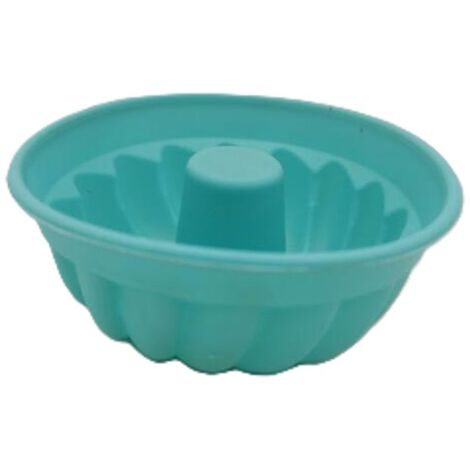 12x BURI Mini Gugelhupfform 12er Set Blau Napfkuchen Rühr Rund Marmor Backen (1/5)