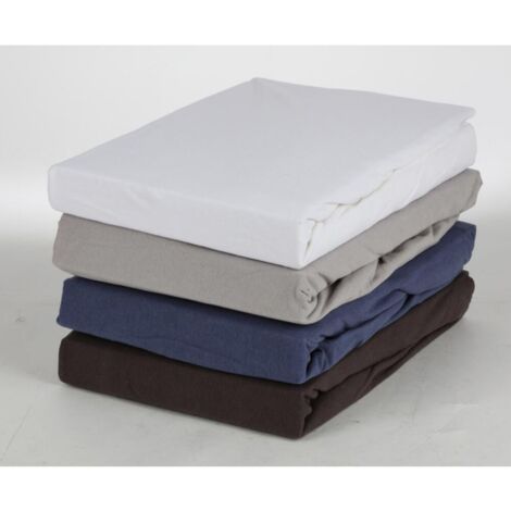 12x BURI Boxspring Spannbettlaken 150x200x35cm Jersey Baumwolle Tuch Überzug (1/5)