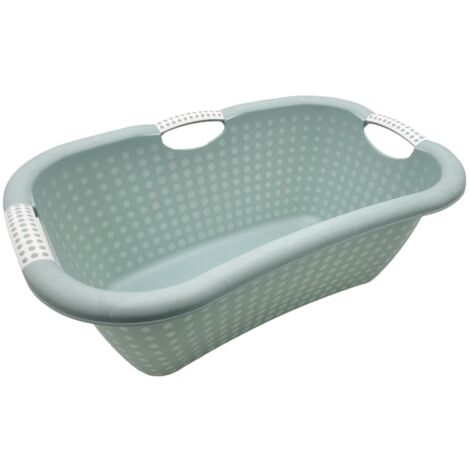 Wäschewanne Ergonomica 27L Wäschekorb Wäschesammler Wäschebox Wäschebehälter  - petrol