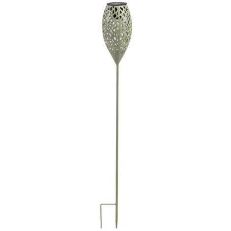 12x BURI Gartenleuchten Solar Lampen Gartenleuchte Birne Erdspieß Licht Akku Set