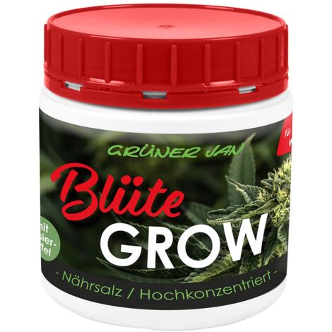 24x 500g Cannabis Dünger Blüte GROW Nährsalz Pulver Blütephase Hanf
