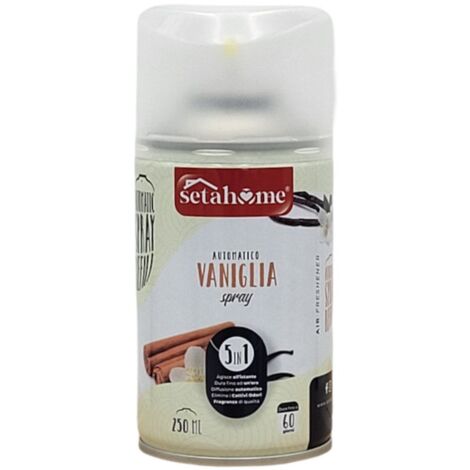 Nachfüller für automatischen Duftspender VANILLE 250ml Lufterfrischer Raumspray Duftspray Raumduft Nachfüllpackung Nachfülldosen Air Freshener Automaticspray (1/5)