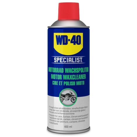 WD-40 Specialist Motorrad Wachspolitur 400ml  Motorrad Pflege  Motorbike Spray