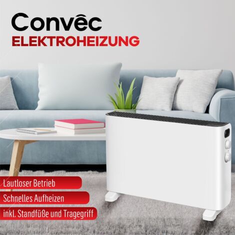 DONYER POWER Konvektor-Heizkörper 2000W Raumheizung Mit Einstellbarem