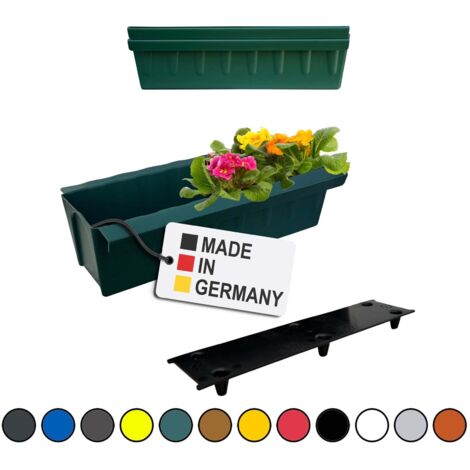 blumenkasten gastronomie Blumenkasten fr Europalette Pflanzkasten Zink 38 cm  UNUS