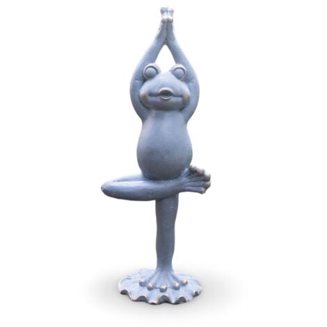 Nacome Meditierender Frosch Figur 12,7 Cm – Zen Yoga Frosch Garten-Deko Für Drinnen & Draußen
