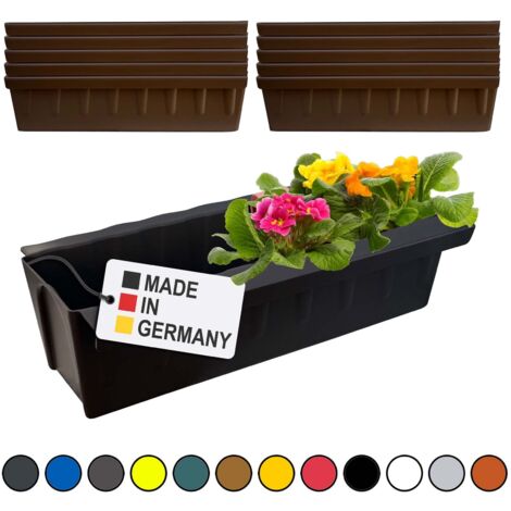 Hossi's Wholesale 6er Blumenkasten Set - 100cm Mit Bewässerungssystem