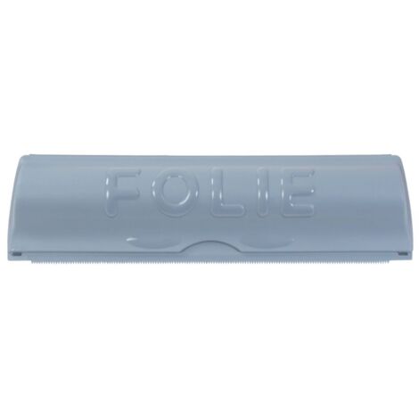 Folienabroller Rollenhalter Folienschneider Folienhalter Frischhaltefolie Folie - grau