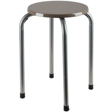 Metall Stapelhocker Stapelstuhl Partyhocker Gästehocker Sitzhocker Hocker Stuhl - cappuccino