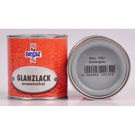Passat Lack 1,5 L RAL 7001 silbergrau glänzend Holz Metall Glanzlack ...