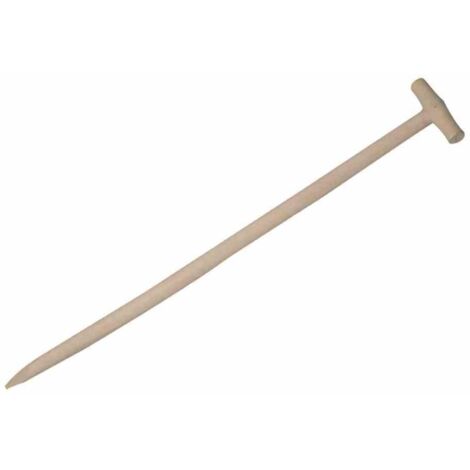 Spatenstiel gebogen 90cm, Eschenholzstiel (1/2)