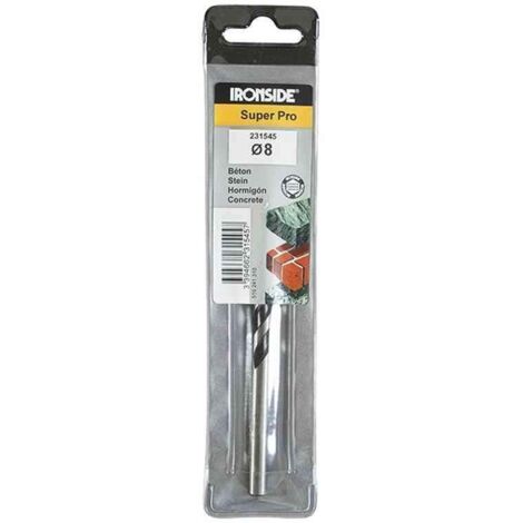 Betonbohrer Super Pro Ø 8,0 mm, Länge 120 mm, Arbeitslänge 80 mm, DIN 8039, geeignet für Stein (1/2)