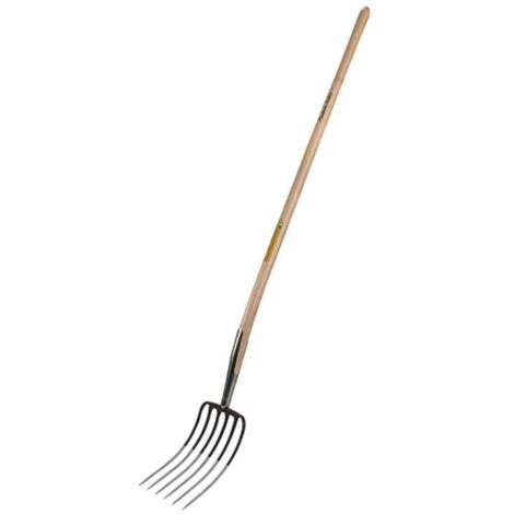 Dunggabel 6 Zinken 135cm 24cm breit Gartengeräte Gabeln Forken Garten Terrasse