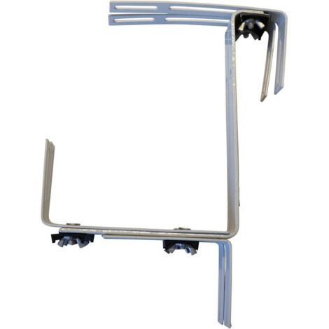 Blumenkastenhalter 3-fach verstellbar, weiß