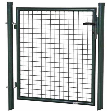 Universal-Gartentor 1250 x 1000 grün Aktion 50x50 RAL6005 Rundrohr
