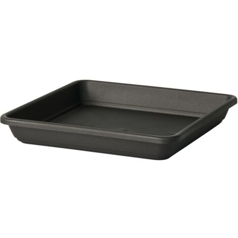 Pflanzuntersetzer KREA quadratisch 45 cm anthrazit