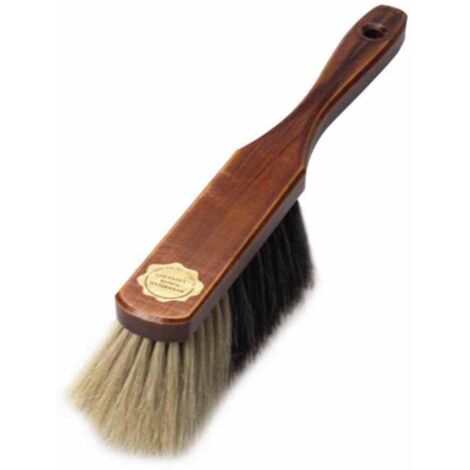 Handfeger Schweifhaar 29 cm lackiert nussbaumfarben (1/2)