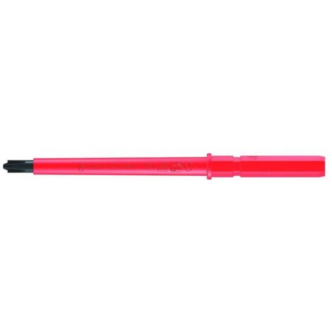 VDE Wechselklinge für Kraftform Kompakt, 2 154mm, PlusMinus-Schrauben Schlitz/Pozidriv, 9 mm Sechskant mit Einführschräge