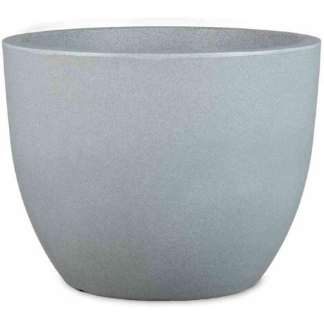 Pflanzgefäß BRISTOL 50 stein-grau Ø 50 x 38,5 cm (1/4)