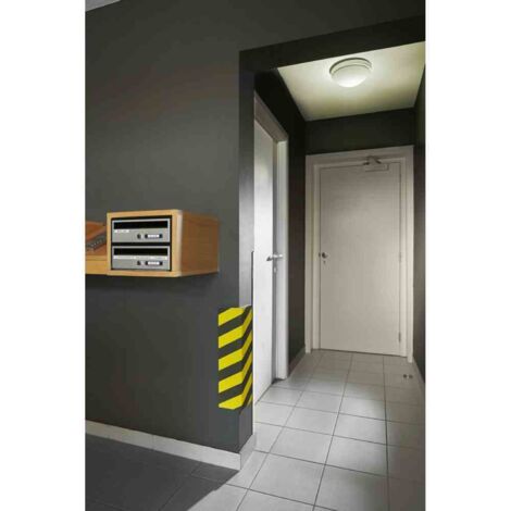 XXL Garagen-Wandschutz selbstklebend (gelb/schwarz reflektierend
